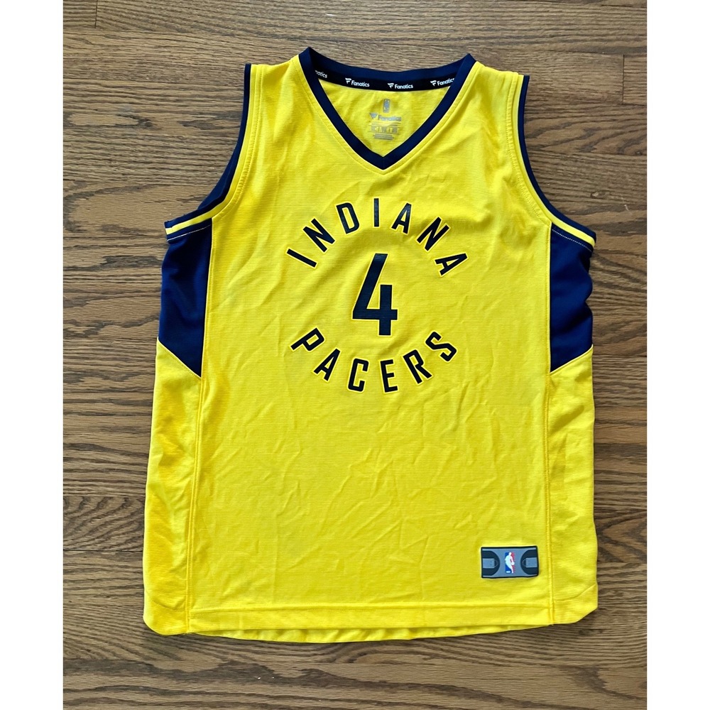 Fanatics Indiana Pacers Victor Oladipo 4 Youth Jersey Yellow XL NBA Basketball